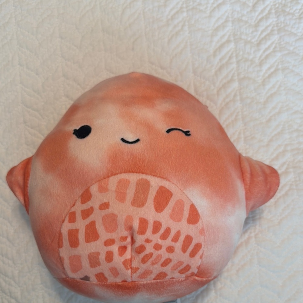 Kellytoy Squishmallows Orange and White Plush Starfish